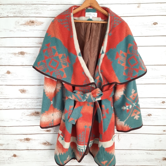 Tasha Polizzi Jackets & Blazers - NWT Tasha Polizzi Big Blanket Southwest Open Coat